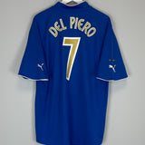 2003/04 ITALY DEL PIERO #7 HOME SHIRT (XXL) PUMA