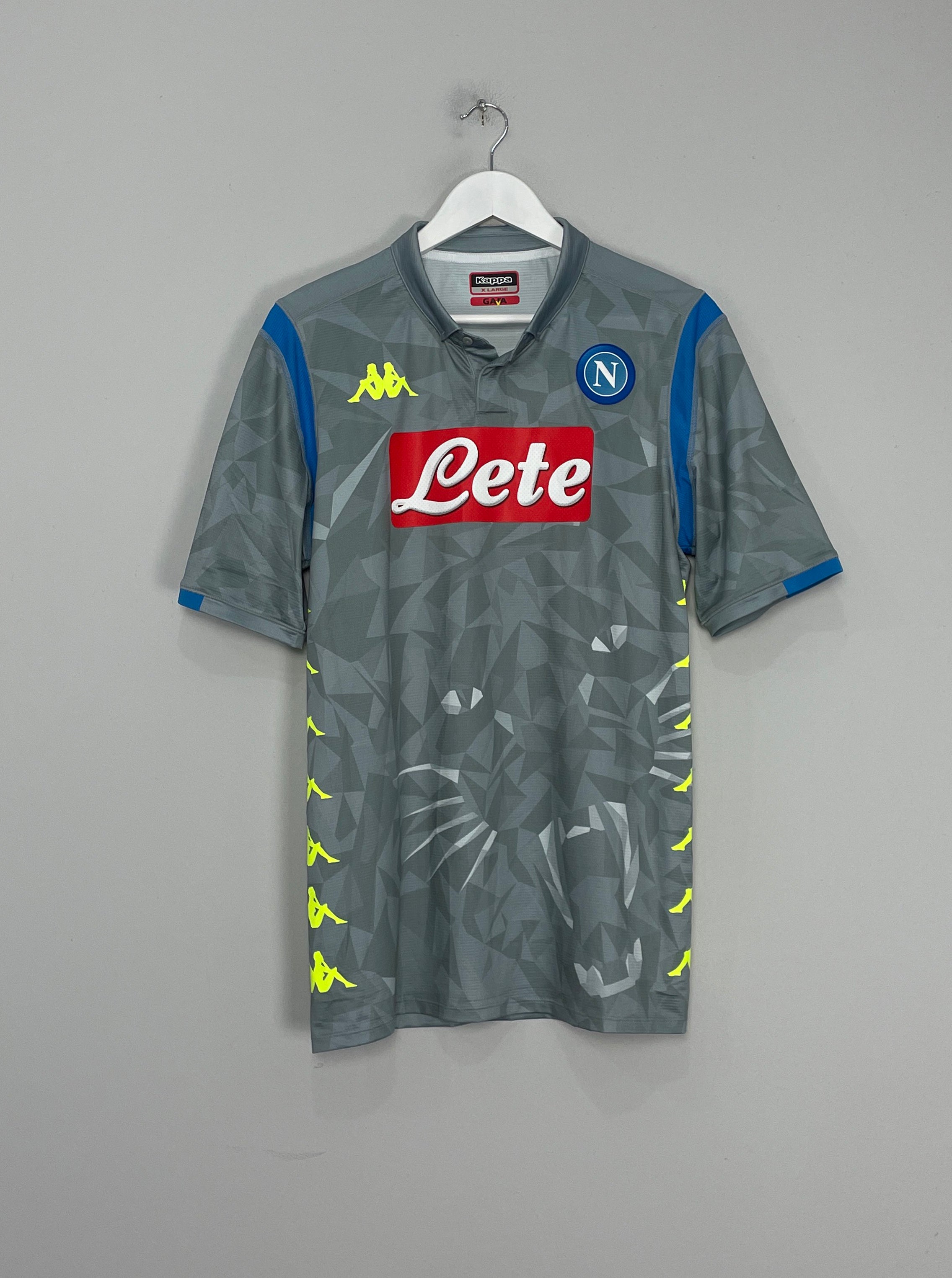 Shop 2018/19 NAPOLI THIRD SHIRT (XL) KAPPA, classic football shirts, vintage football shirts & retro soccer jerseys at Cult Kits
