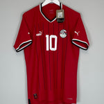 Shop 2022/23 EGYPT SALAH #11 *BNWT* AUTHENTIC HOME SHIRT (L) PUMA, classic football shirts, vintage football shirts & retro soccer jerseys at Cult Kits