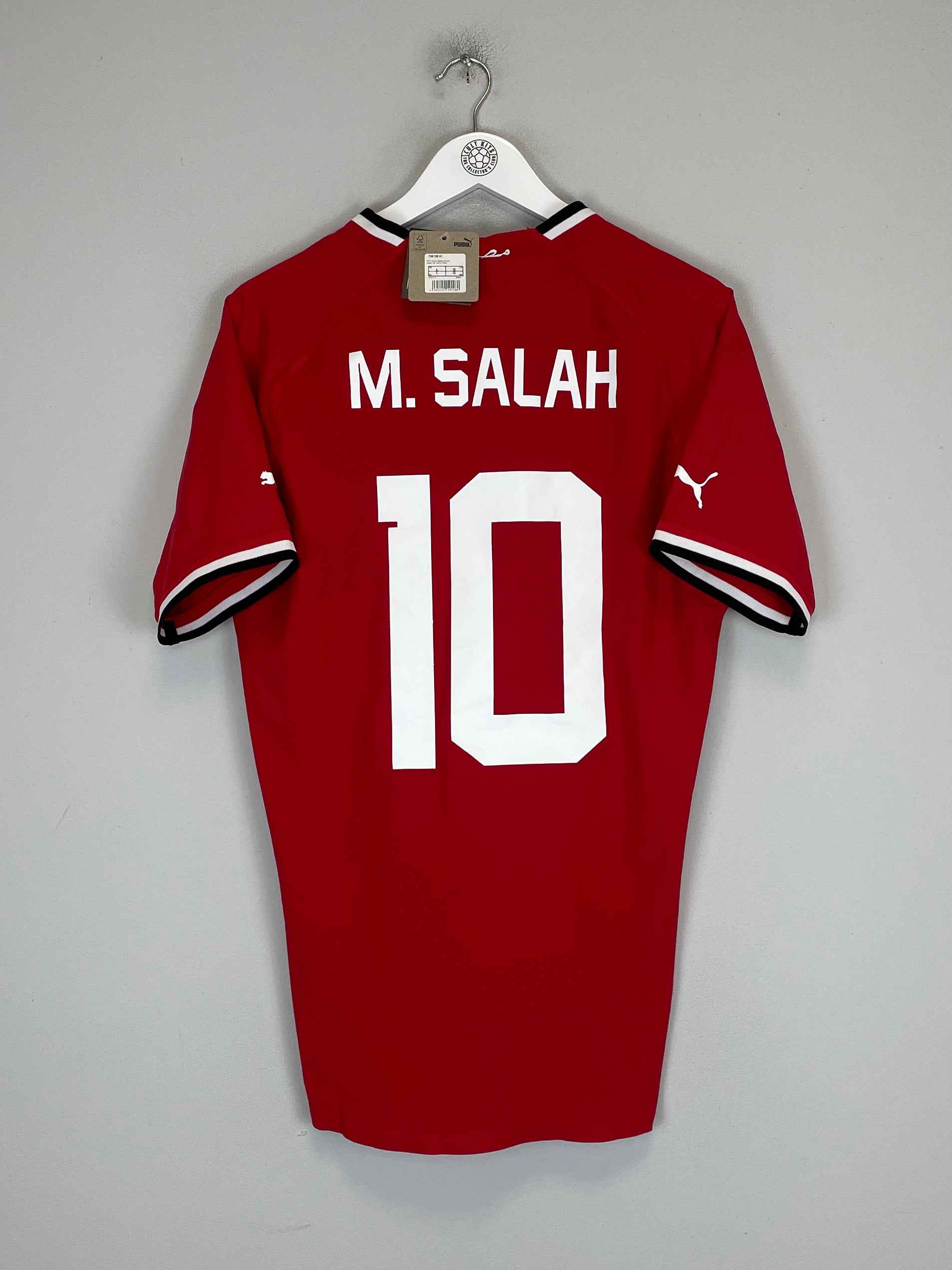 Shop 2022/23 EGYPT SALAH #11 *BNWT* AUTHENTIC HOME SHIRT (L) PUMA, classic football shirts, vintage football shirts & retro soccer jerseys at Cult Kits