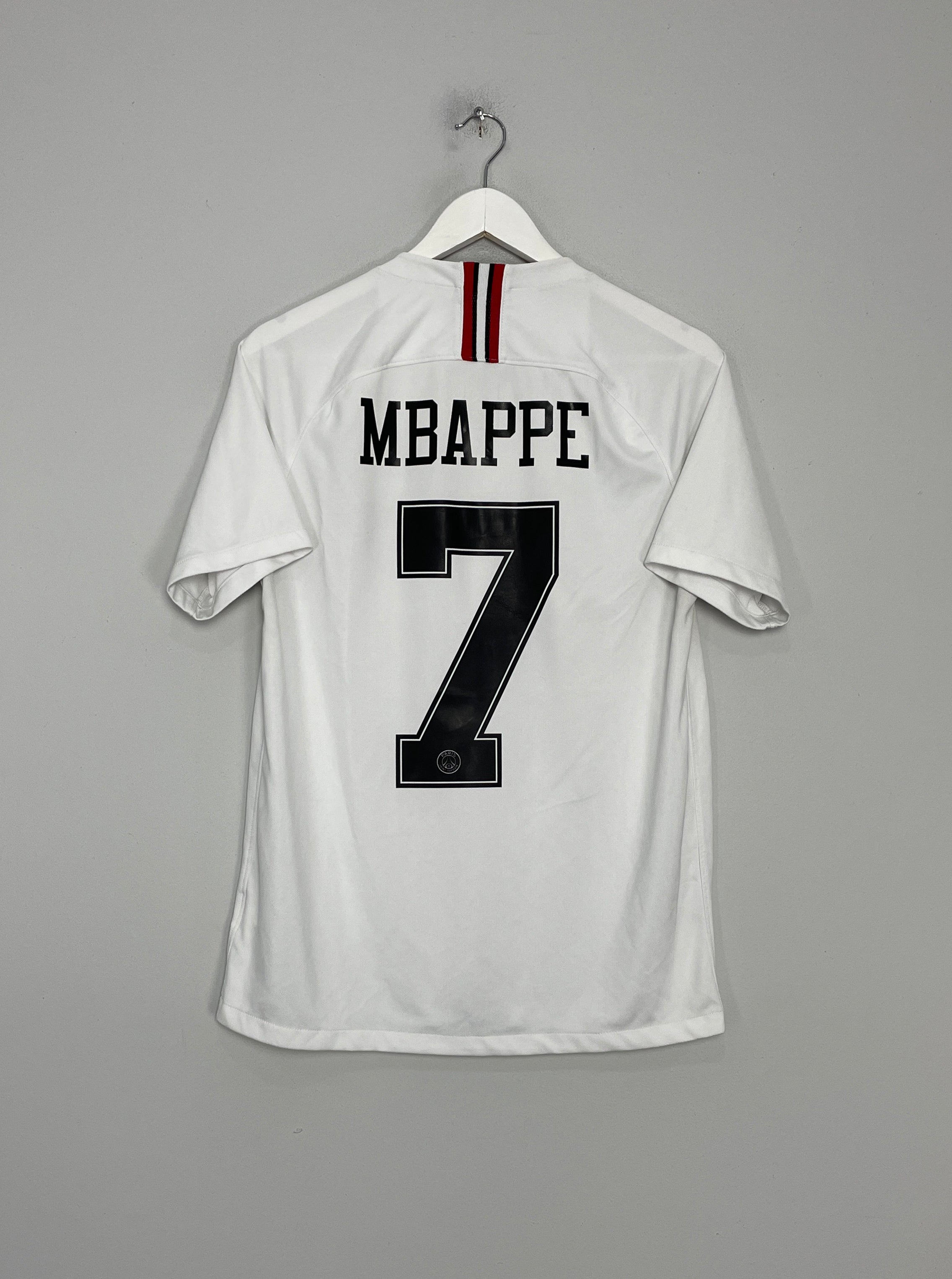 Shop 2018/19 PSG MBAPPE #7 AWAY SHIRT (M) JORDAN, classic football shirts, vintage football shirts & retro soccer jerseys at Cult Kits