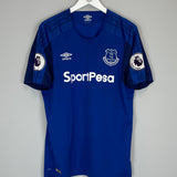 2017/18 EVERTON ROONEY #10 HOME SHIRT (XL) UMBRO
