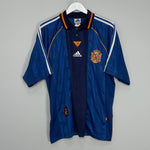 Shop 1998/99 SPAIN AWAY SHIRT (L) ADIDAS, classic football shirts, vintage football shirts & retro soccer jerseys at Cult Kits