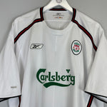 Shop 2003/05 LIVERPOOL HAMANN #16 AWAY SHIRT (XXL) REEBOK, classic football shirts, vintage football shirts & retro soccer jerseys at Cult Kits