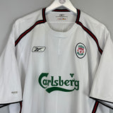 Shop 2003/05 LIVERPOOL HAMANN #16 AWAY SHIRT (XXL) REEBOK, classic football shirts, vintage football shirts & retro soccer jerseys at Cult Kits