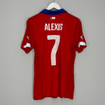Shop 2014/15 CHILE ALEXIS #7 HOME SHIRT (M) PUMA, classic football shirts, vintage football shirts & retro soccer jerseys at Cult Kits