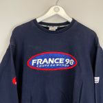 Shop 1998 FRANCE COUPE DU MONDE JUMPER (M) ADIDAS, classic football shirts, vintage football shirts & retro soccer jerseys at Cult Kits