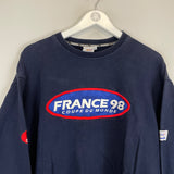 Shop 1998 FRANCE COUPE DU MONDE JUMPER (M) ADIDAS, classic football shirts, vintage football shirts & retro soccer jerseys at Cult Kits