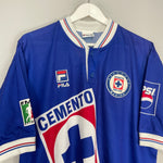 Shop 1998/99 CRUZ AZUL HOME SHIRT (XL) FILA, classic football shirts, vintage football shirts & retro soccer jerseys at Cult Kits