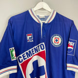 Shop 1998/99 CRUZ AZUL HOME SHIRT (XL) FILA, classic football shirts, vintage football shirts & retro soccer jerseys at Cult Kits