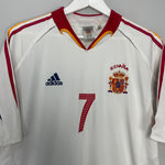 Shop 2004/05 SPAIN RAUL #7 AWAY SHIRT (L) ADIDAS, classic football shirts, vintage football shirts & retro soccer jerseys at Cult Kits
