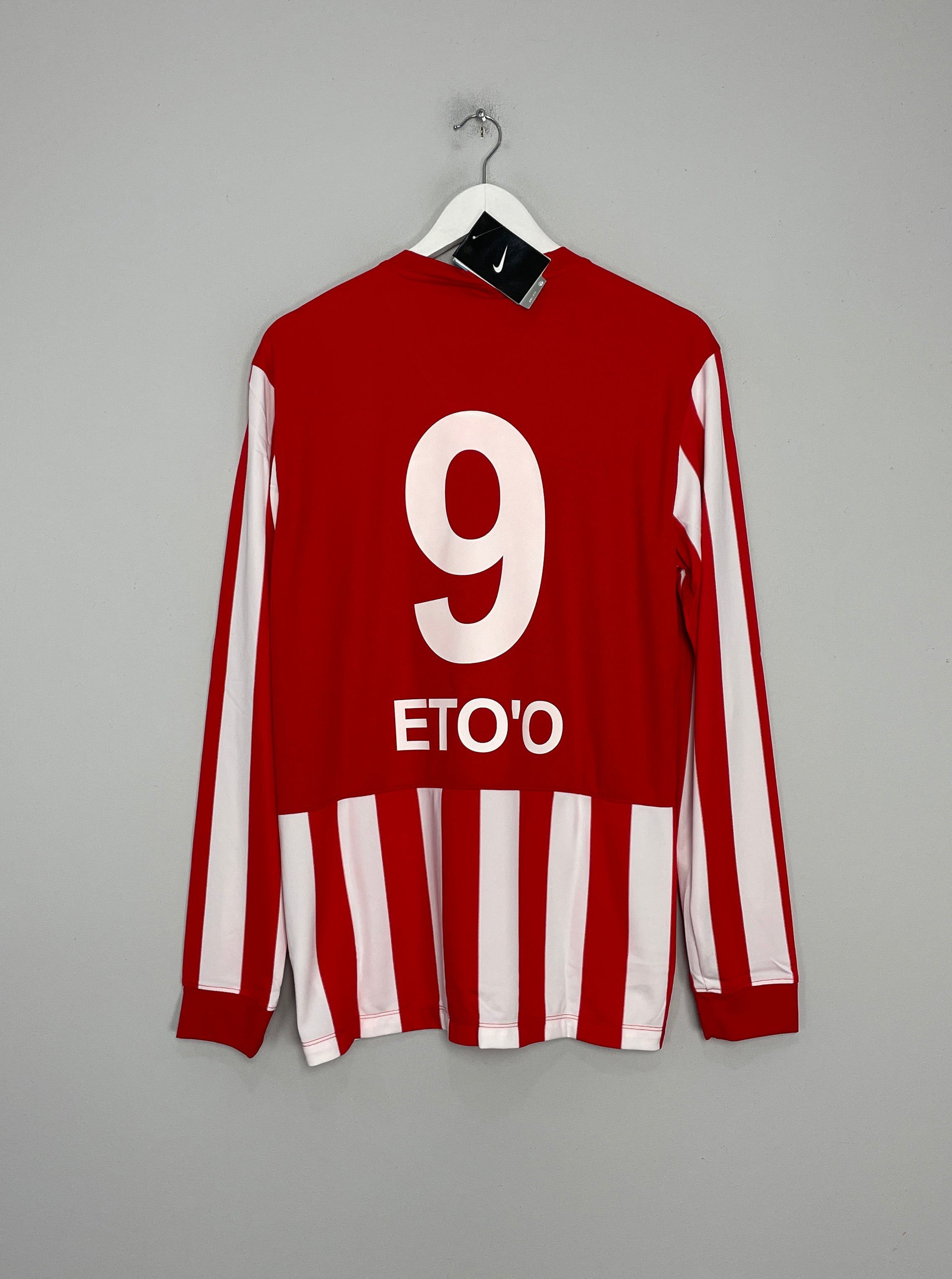 Shop 2015/16 ANTALYASPOR ETO'O #9 *BNWT* L/S HOME SHIRT (M) NIKE, classic football shirts, vintage football shirts & retro soccer jerseys at Cult Kits