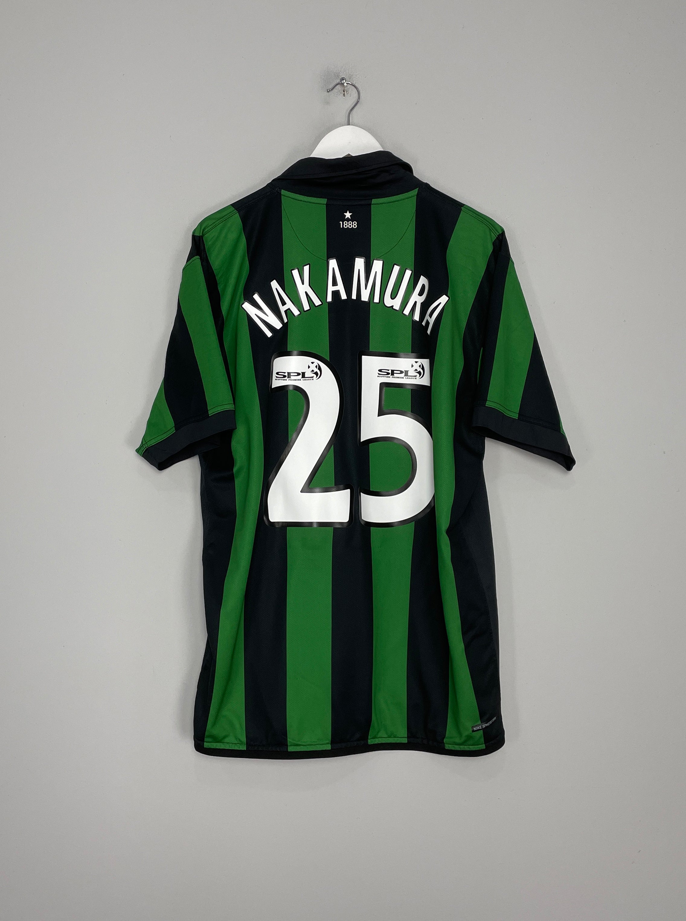 Shop 2006/07 CELTIC NAKAMURA #25 AWAY SHIRT (XL) NIKE, classic football shirts, vintage football shirts & retro soccer jerseys at Cult Kits