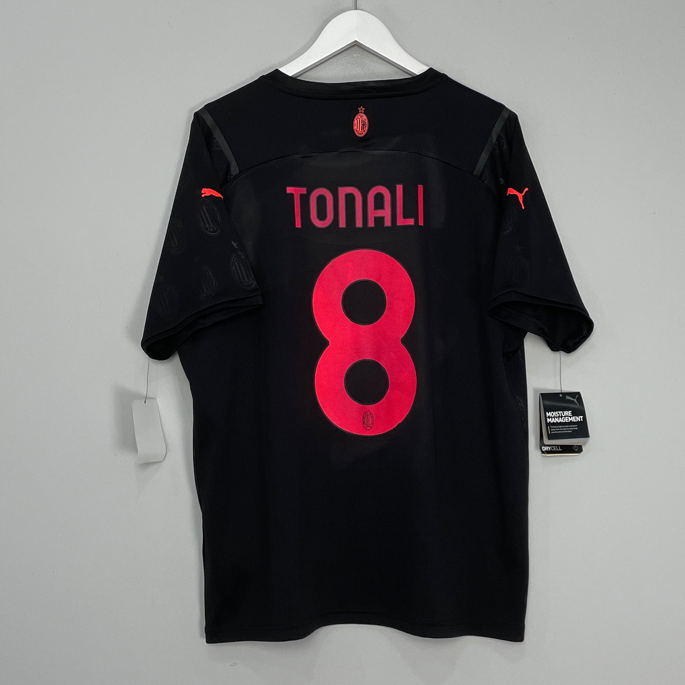 Shop 2021/22 AC MILAN TONALI #8 THIRD SHIRT (XL) PUMA, classic football shirts, vintage football shirts & retro soccer jerseys at Cult Kits