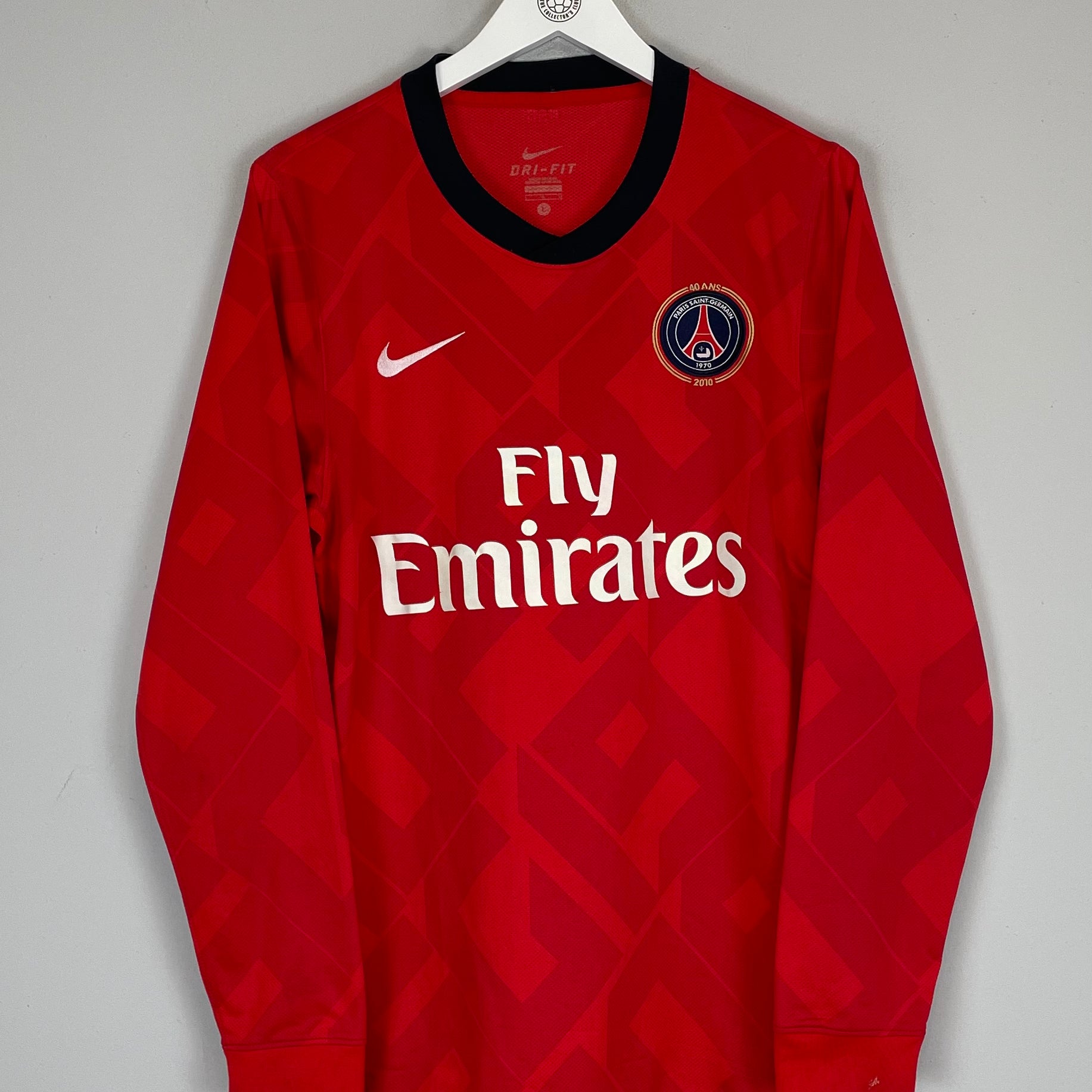 Shop 2010/12 PSG *PLAYER ISSUE* 40 YEAR THIRD SHIRT (L) NIKE, classic football shirts, vintage football shirts & retro soccer jerseys at Cult Kits