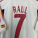 Shop 2004/05 SPAIN RAUL #7 AWAY SHIRT (L) ADIDAS, classic football shirts, vintage football shirts & retro soccer jerseys at Cult Kits