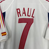 Shop 2004/05 SPAIN RAUL #7 AWAY SHIRT (L) ADIDAS, classic football shirts, vintage football shirts & retro soccer jerseys at Cult Kits