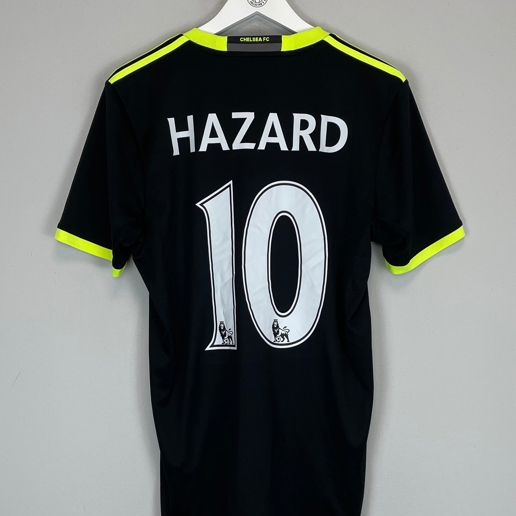 Shop 2016/17 CHELSEA HAZARD #10 AWAY SHIRT (M) ADIDAS, classic football shirts, vintage football shirts & retro soccer jerseys at Cult Kits