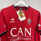 2002/03 OSASUNA VIDRIO #12 *BNWT* HOME SHIRT (S) ASTORE
