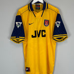 Shop 1996/97 ARSENAL WRIGHT #8 AWAY SHIRT (XL) NIKE, classic football shirts, vintage football shirts & retro soccer jerseys at Cult Kits