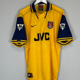 Shop 1996/97 ARSENAL WRIGHT #8 AWAY SHIRT (XL) NIKE, classic football shirts, vintage football shirts & retro soccer jerseys at Cult Kits
