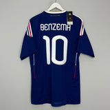2009/10 FRANCE BENZEMA #10 *BNWT* HOME SHIRT (L) ADIDAS