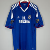 2010/11 CHELSEA 'DOUBLE WINNERS' HOME SHIRT (XXL) ADIDAS