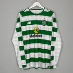 Shop 2018/19 CELTIC L/S HOME SHIRT (XL) NEW BALANCE, classic football shirts, vintage football shirts & retro soccer jerseys at Cult Kits