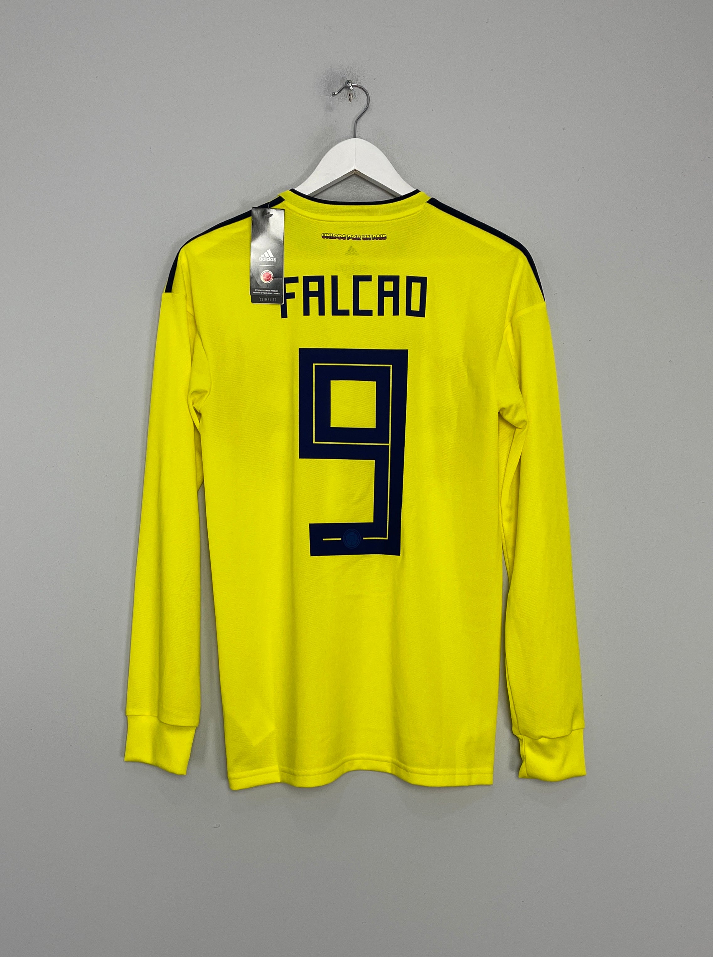 2018/19 COLOMBIA FALCAO #9 *BNWT* L/S HOME SHIRT (S) ADIDAS