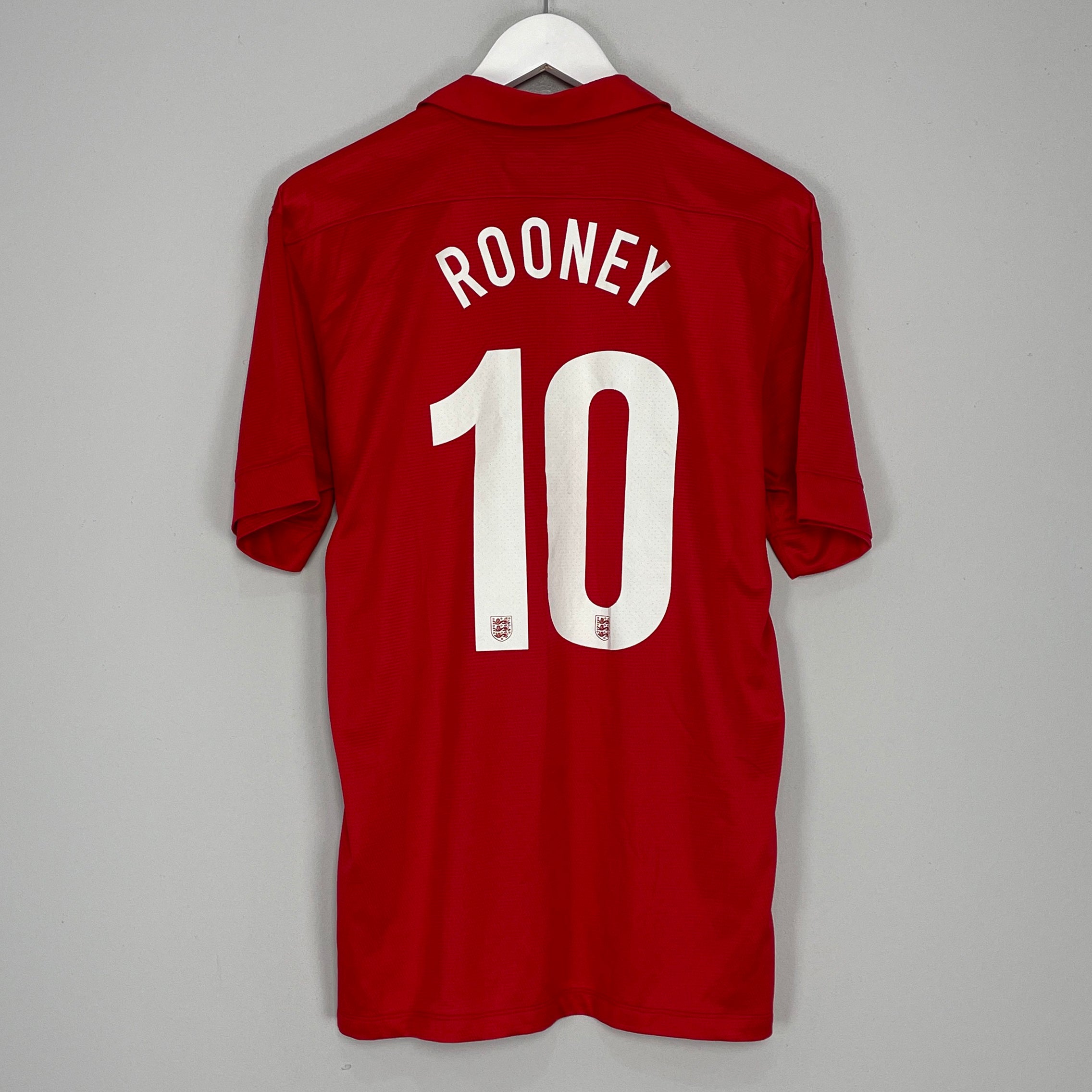 Shop 2013/14 ENGLAND ROONEY #10 *150 YEARS* AWAY SHIRT (L) NIKE, classic football shirts, vintage football shirts & retro soccer jerseys at Cult Kits