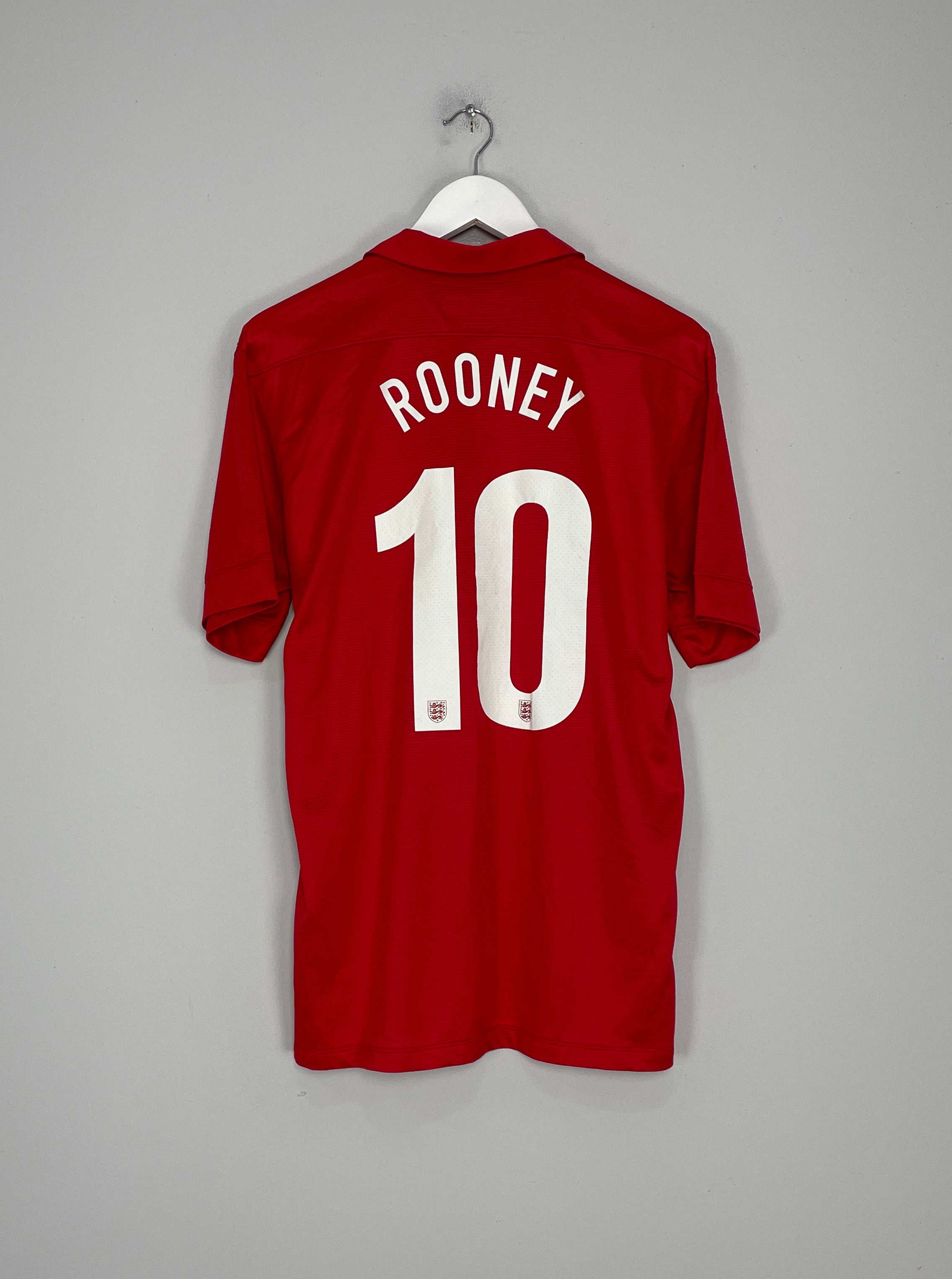 Shop 2013/14 ENGLAND ROONEY #10 *150 YEARS* AWAY SHIRT (L) NIKE, classic football shirts, vintage football shirts & retro soccer jerseys at Cult Kits
