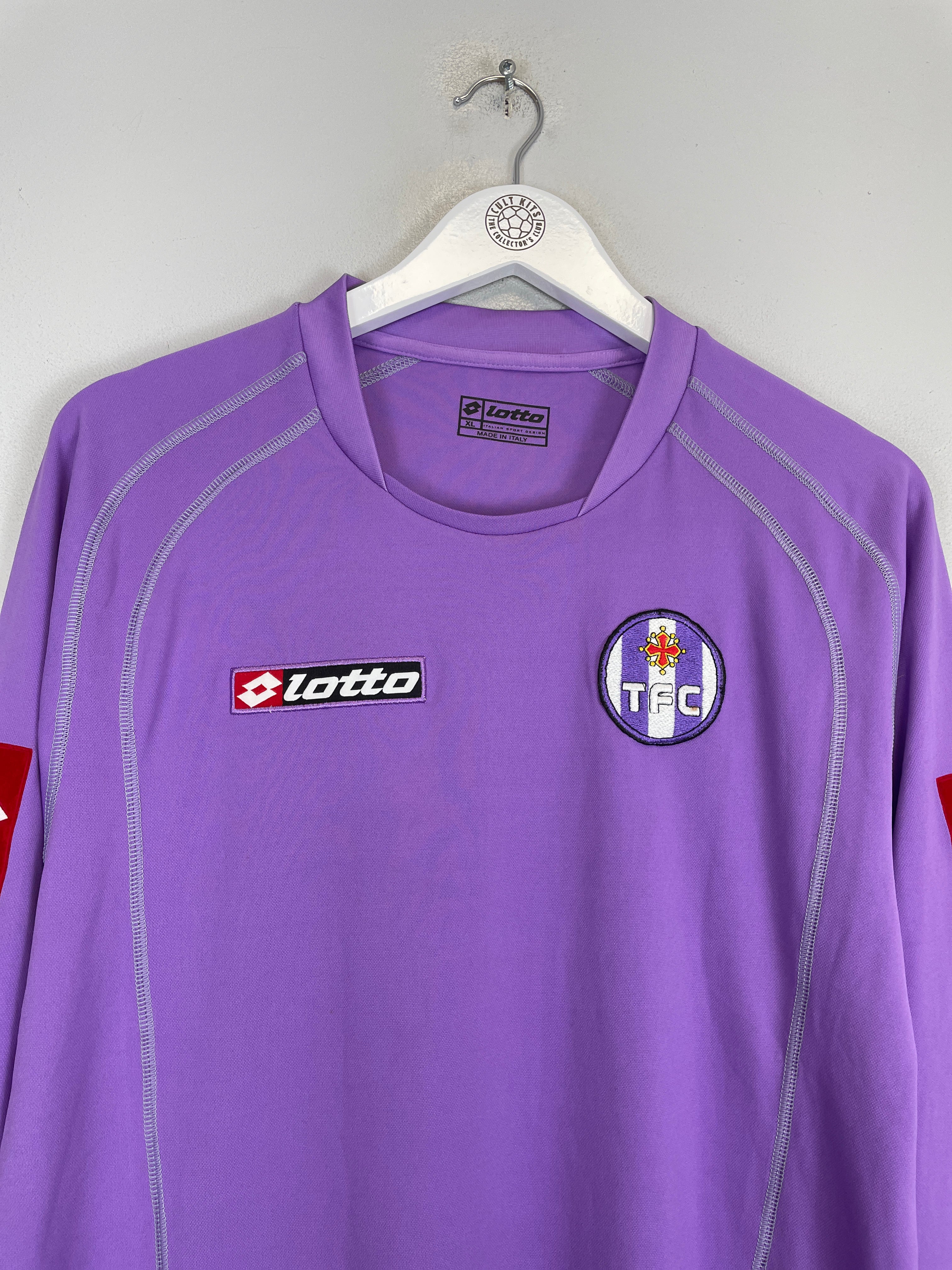 Shop 2005/06 TOULOUSE L/S HOME SHIRT (XL) LOTTO, classic football shirts, vintage football shirts & retro soccer jerseys at Cult Kits