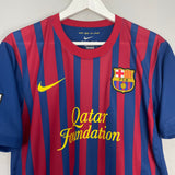 2011/12 BARCELONA FABREGAS #4 HOME SHIRT (M) NIKE