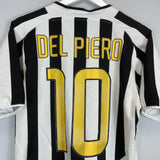 Shop 2003/04 JUVENTUS DEL PIERO #10 HOME SHIRT (S) NIKE, classic football shirts, vintage football shirts & retro soccer jerseys at Cult Kits