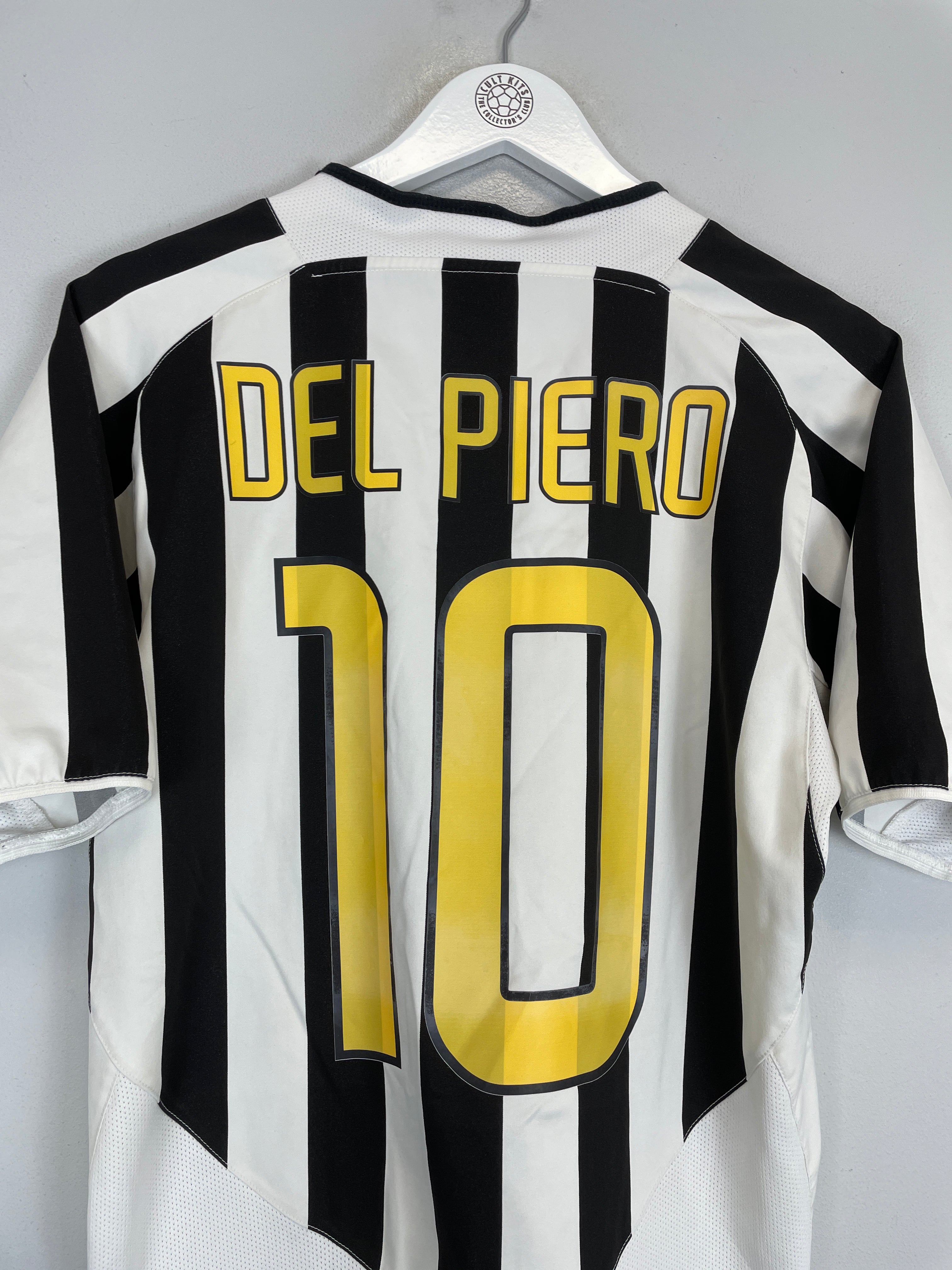 Shop 2003/04 JUVENTUS DEL PIERO #10 HOME SHIRT (S) NIKE, classic football shirts, vintage football shirts & retro soccer jerseys at Cult Kits