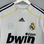 Shop 2009/10 REAL MADRID RONALDO #9 HOME SHIRT (M) ADIDAS, classic football shirts, vintage football shirts & retro soccer jerseys at Cult Kits
