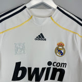 Shop 2009/10 REAL MADRID RONALDO #9 HOME SHIRT (M) ADIDAS, classic football shirts, vintage football shirts & retro soccer jerseys at Cult Kits