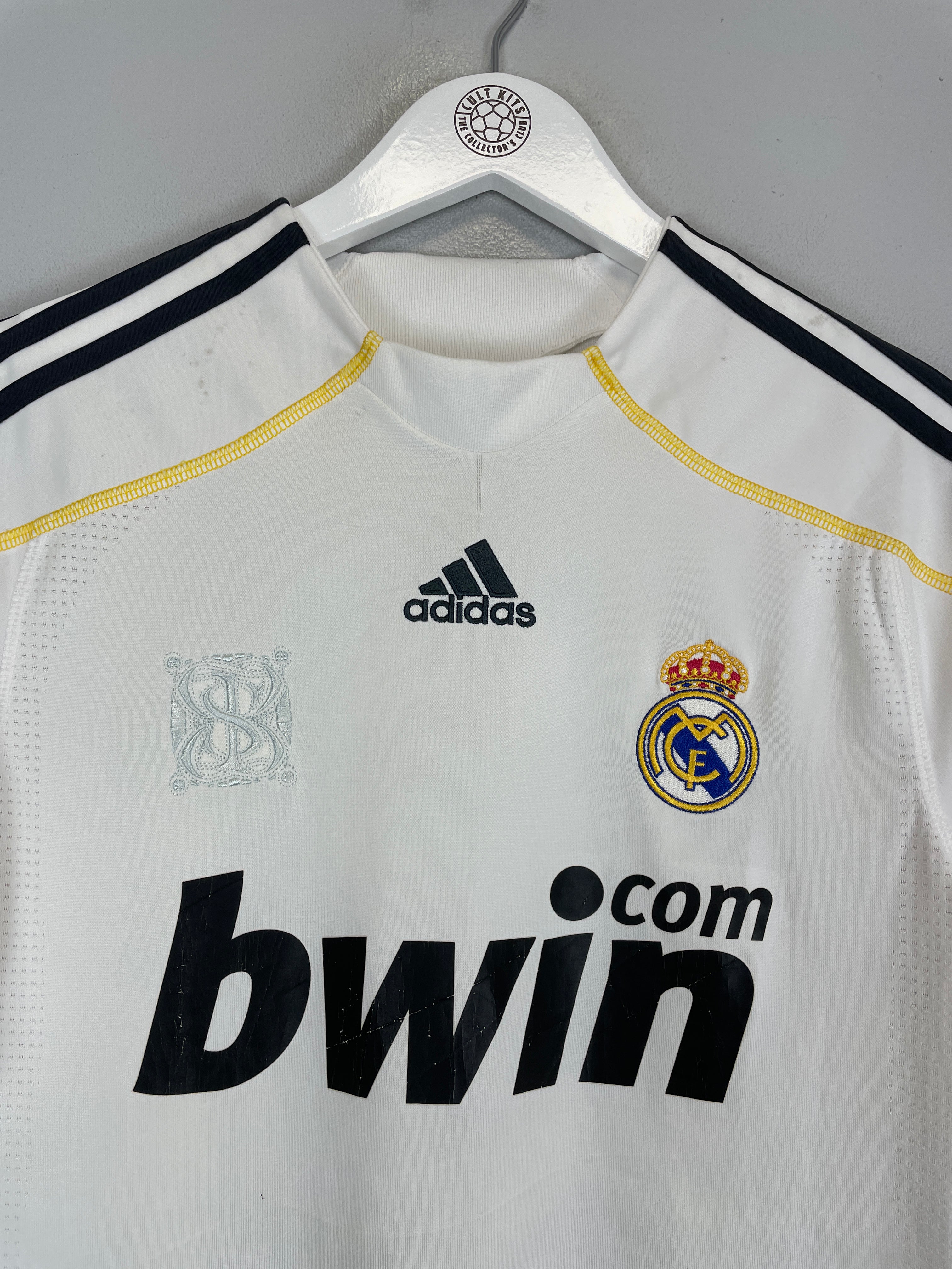 Shop 2009/10 REAL MADRID RONALDO #9 HOME SHIRT (M) ADIDAS, classic football shirts, vintage football shirts & retro soccer jerseys at Cult Kits
