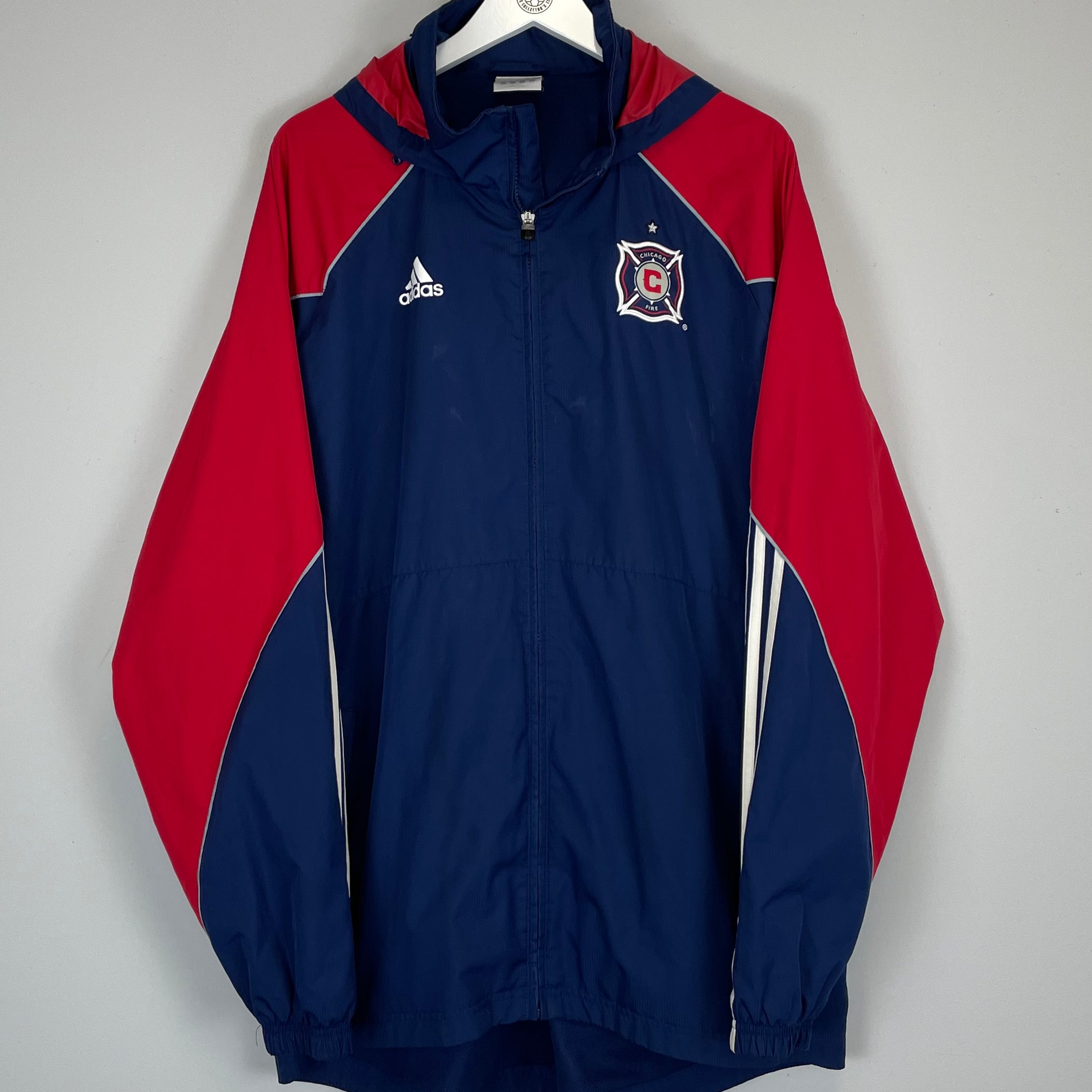 Shop 2010 CHICAGO FIRE TRACK JACKET (XL) ADIDAS, classic football shirts, vintage football shirts & retro soccer jerseys at Cult Kits