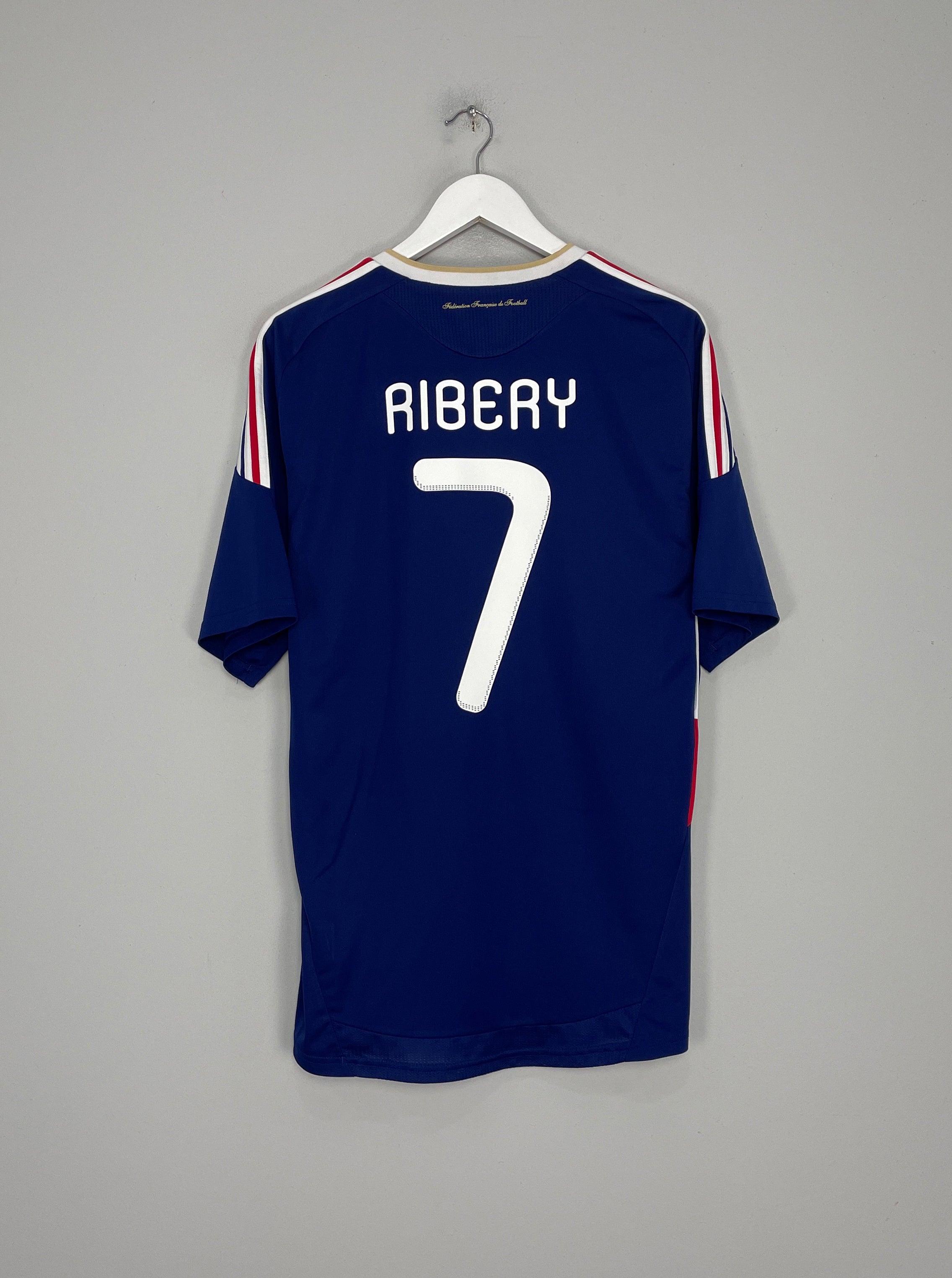 Shop 2009/10 FRANCE RIBERY #7 HOME SHIRT (L) ADIDAS, classic football shirts, vintage football shirts & retro soccer jerseys at Cult Kits