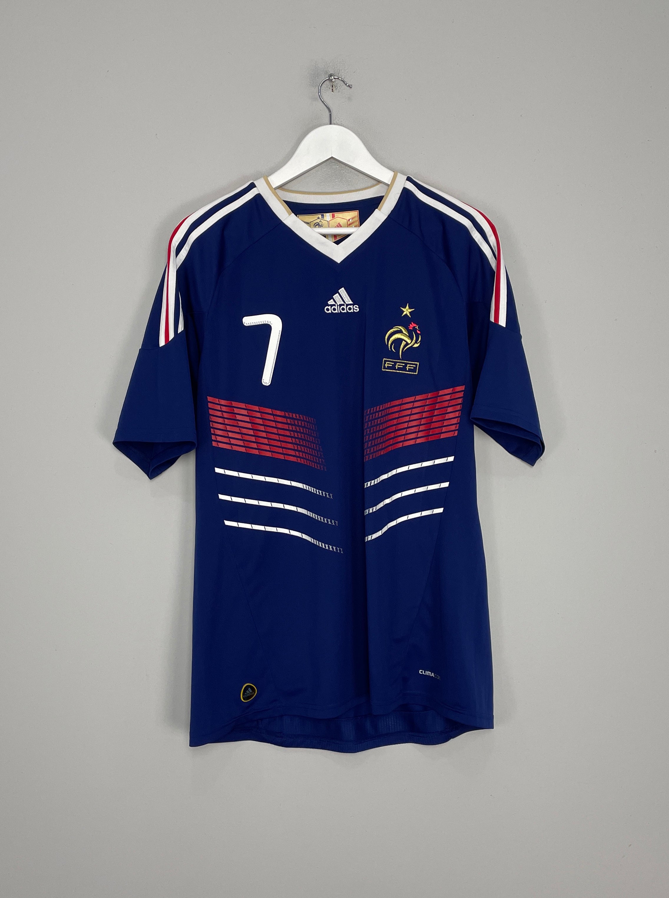 Shop 2009/10 FRANCE RIBERY #7 HOME SHIRT (L) ADIDAS, classic football shirts, vintage football shirts & retro soccer jerseys at Cult Kits