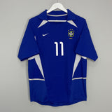 2002/04 BRAZIL RONALDINHO #11 AWAY SHIRT (M) NIKE