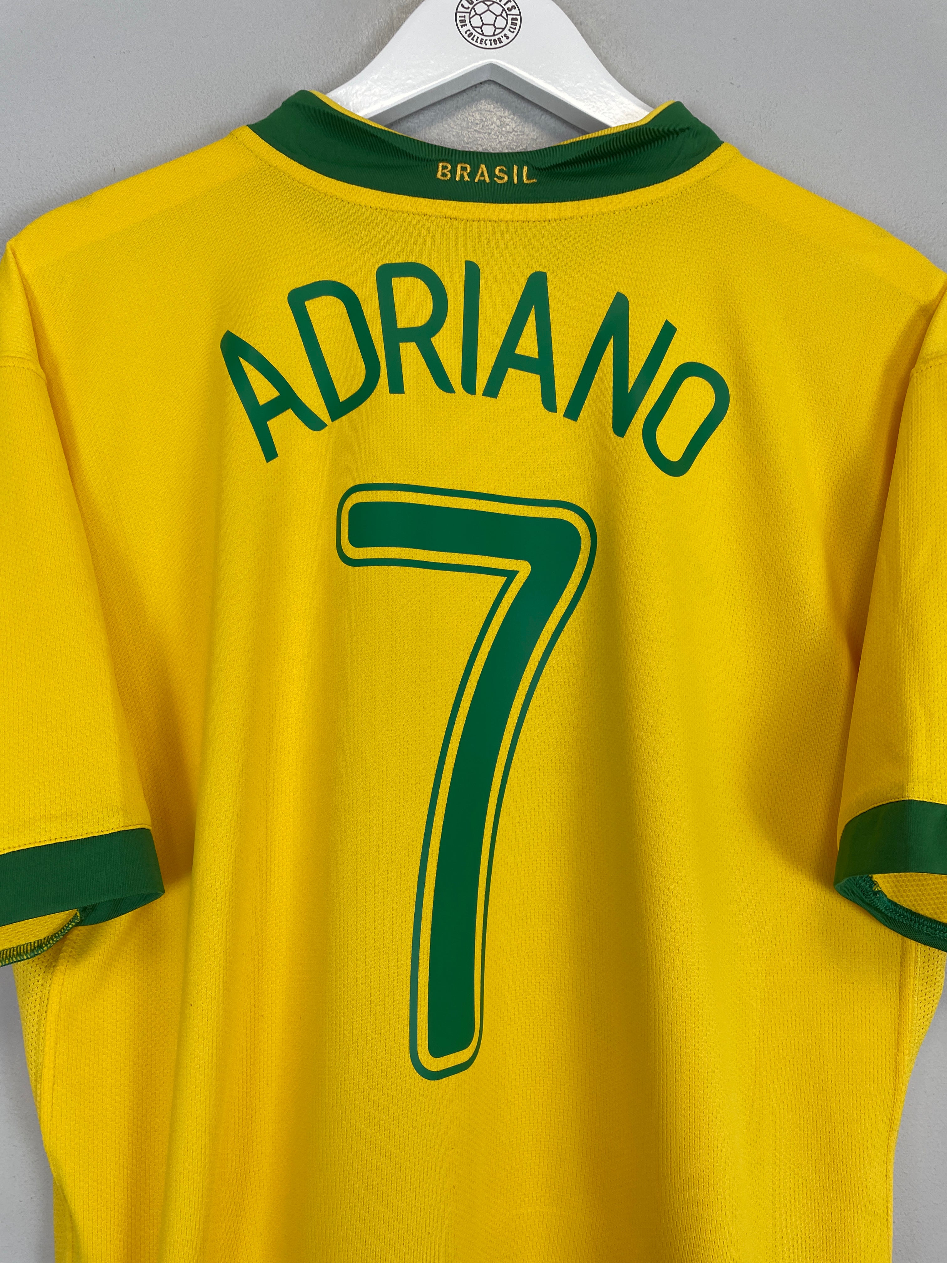 2006/07 BRAZIL ADRIANO #7 HOME SHIRT (XL) NIKE – Cult Kits 2006/07 BRAZIL ADRIANO #7 HOME SHIRT (XL) NIKE – Cult Kits