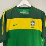 Shop 2010/11 BRAZIL TRAINING SHIRT (L) NIKE, classic football shirts, vintage football shirts & retro soccer jerseys at Cult Kits