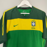 Shop 2010/11 BRAZIL TRAINING SHIRT (L) NIKE, classic football shirts, vintage football shirts & retro soccer jerseys at Cult Kits