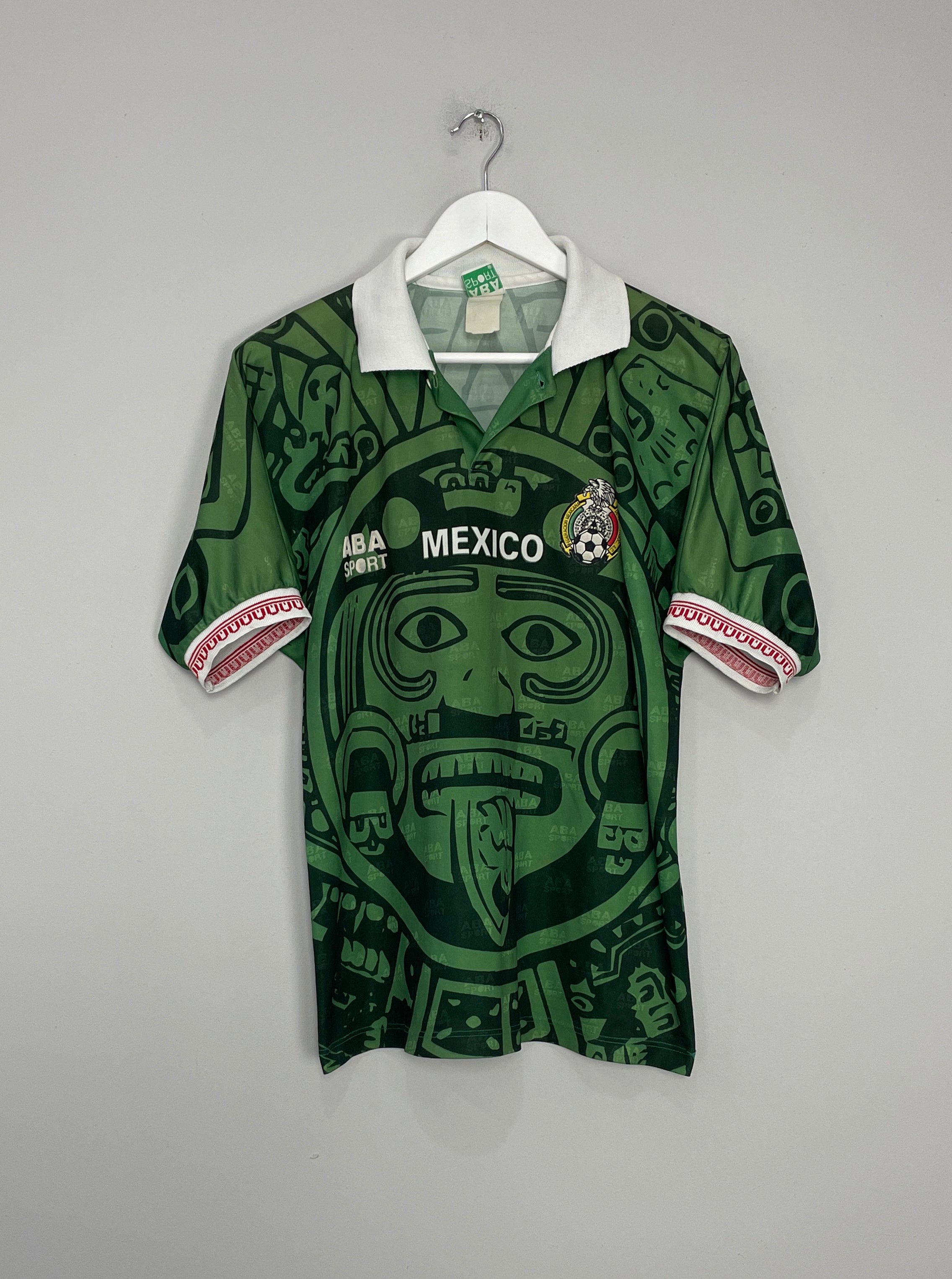 Shop 1998/99 MEXICO HOME SHIRT (M) ABA SPORT, classic football shirts, vintage football shirts & retro soccer jerseys at Cult Kits