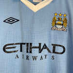 Shop 2011/12 MANCHESTER CITY SILVA #21 HOME SHIRT (L) UMBRO, classic football shirts, vintage football shirts & retro soccer jerseys at Cult Kits