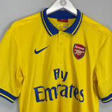 Shop 2013/14 ARSENAL ARTETA #8 AWAY SHIRT (M) NIKE, classic football shirts, vintage football shirts & retro soccer jerseys at Cult Kits
