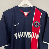 Shop 2002/03 PSG PAULETA #9 HOME SHIRT (L) NIKE, classic football shirts, vintage football shirts & retro soccer jerseys at Cult Kits