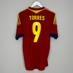 Shop 2012/13 SPAIN TORRES #9 CONFEDERATIONS CUP HOME SHIRT (M) ADIDAS, classic football shirts, vintage football shirts & retro soccer jerseys at Cult Kits